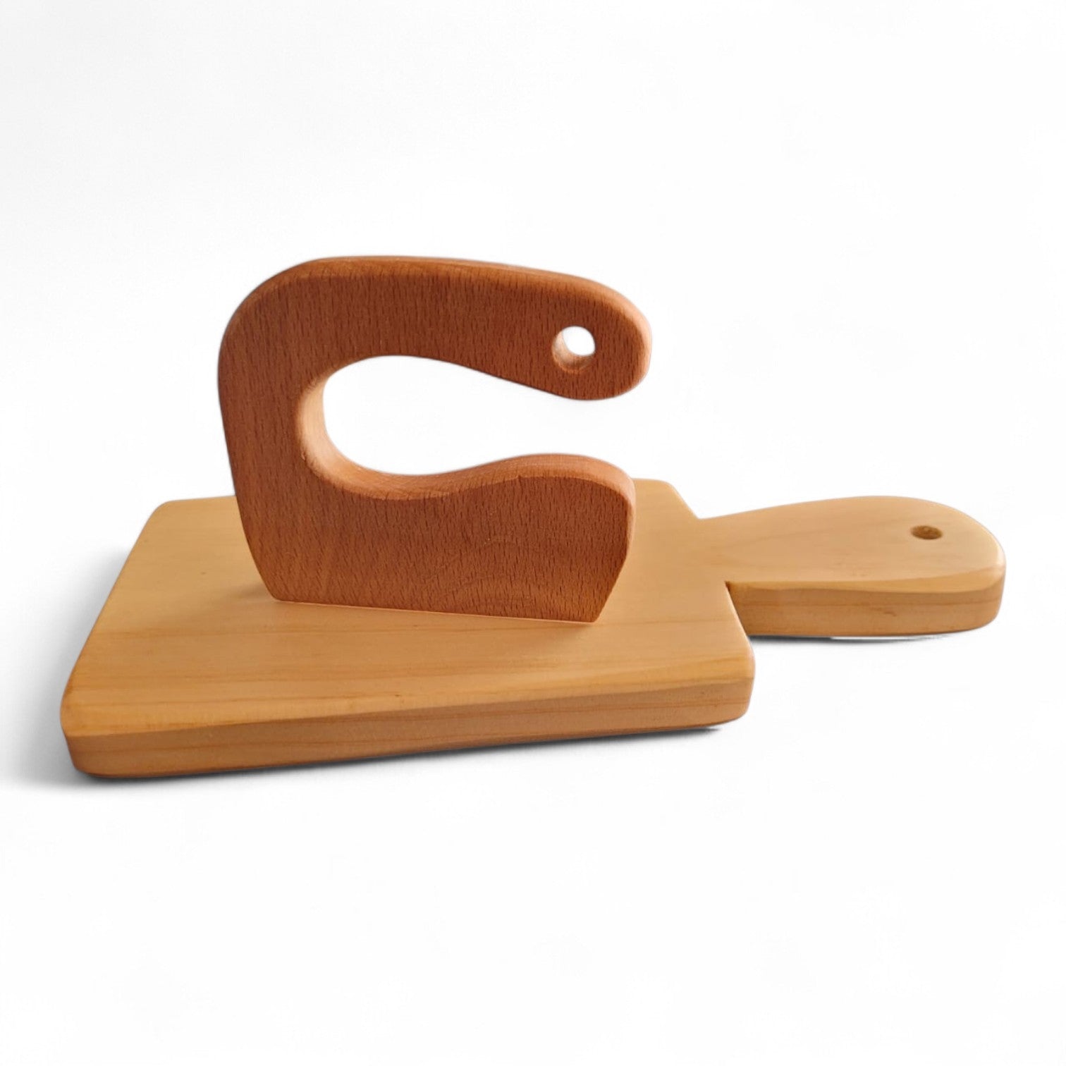 Tabla de picar y cuchillo para bebé