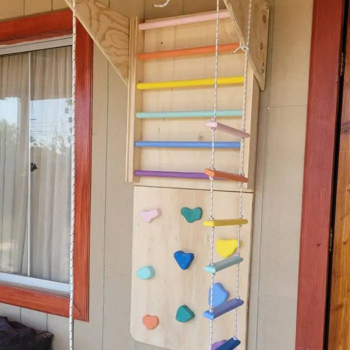 Muro de escalada para pared