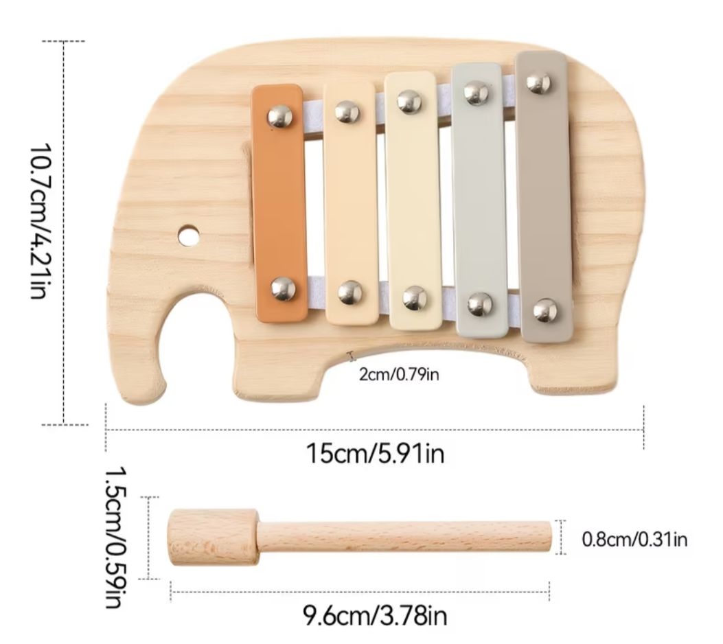 Xilófono de madera