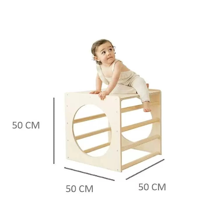 Cubo Pikler de madera