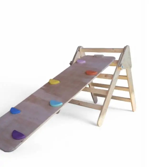 Triángulo plegable + rampa de escalada