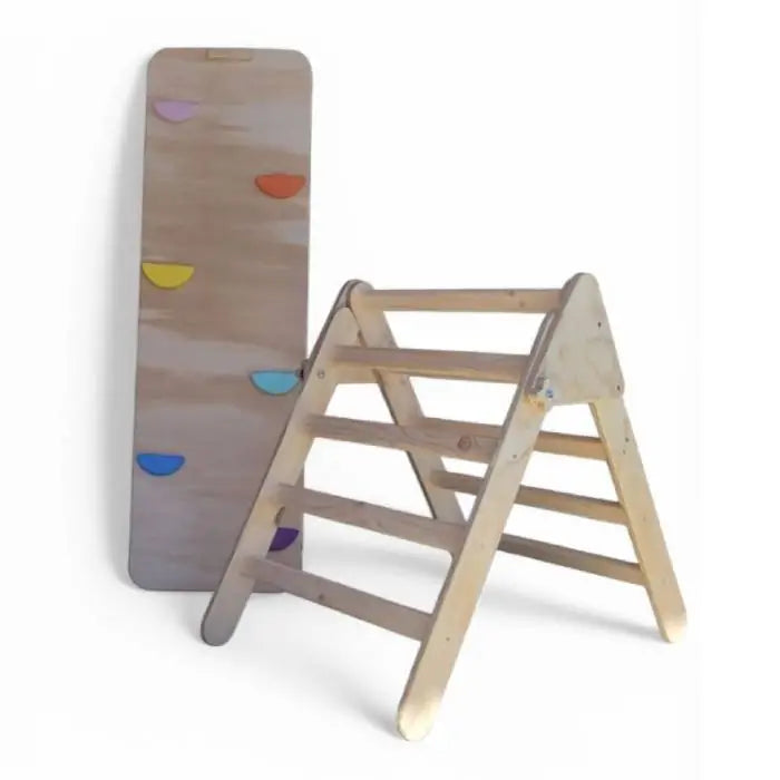 Triángulo plegable + rampa de escalada